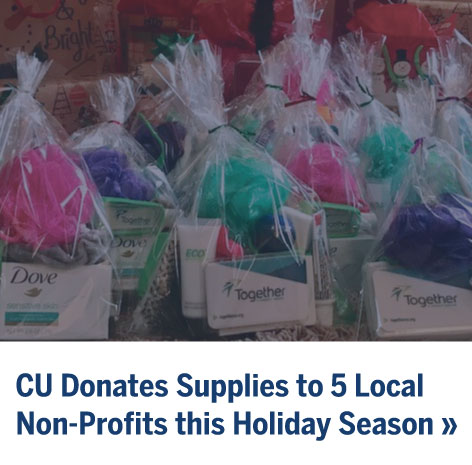 Credit Union Donates Supplies to 5 Non-Profits this Holiday Season
