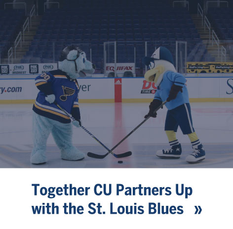 Together CU Partners up with the St. Louis Blues