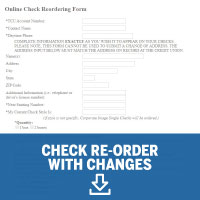 Check Re-order with changes. Click to fill out form.