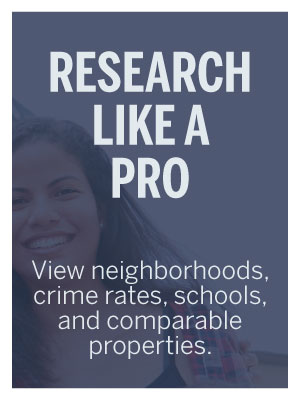 research like a pro - view neighborhoods, crime rates, schools, and comparable properties