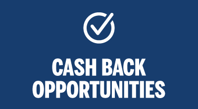 Cash Back Opportunities