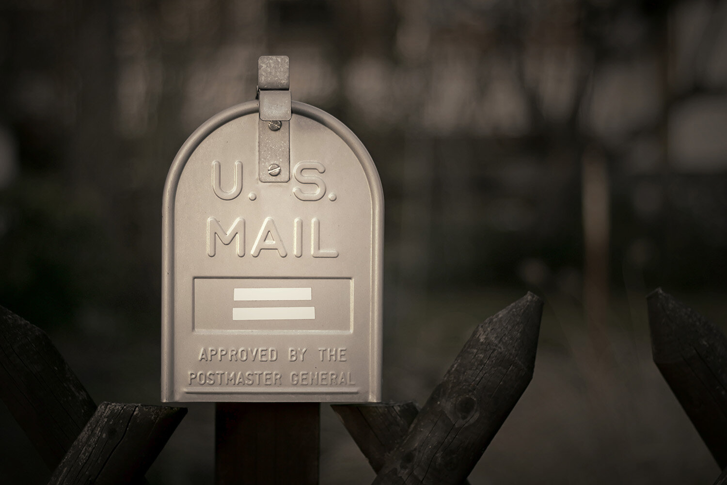 A mail box.